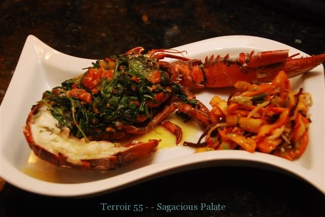 Stuffed Lobster & Squid Salad