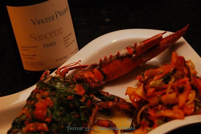 Pinard Flores '08, Stuffed Lobster & Squid Salad