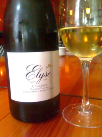 ELYSE “L’INGENUE” | Roussane blend | Sierra foothills | CA| 2008 ELYSE “L’INGENUE” | Roussane blend | Sierra foothills | CA | 2008