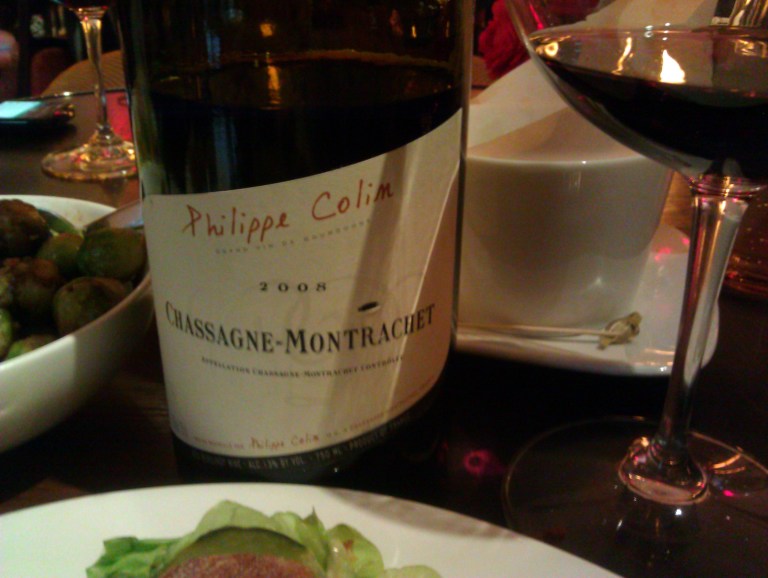 Lunch - Philippe Colin Chass. Montrachet 