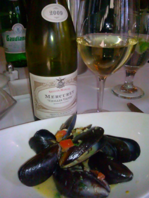 Mercurey & Mussels