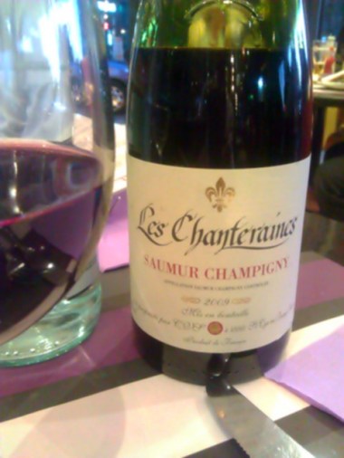 The Wine - '09 Les Chanteraines - Saumur Champigny
