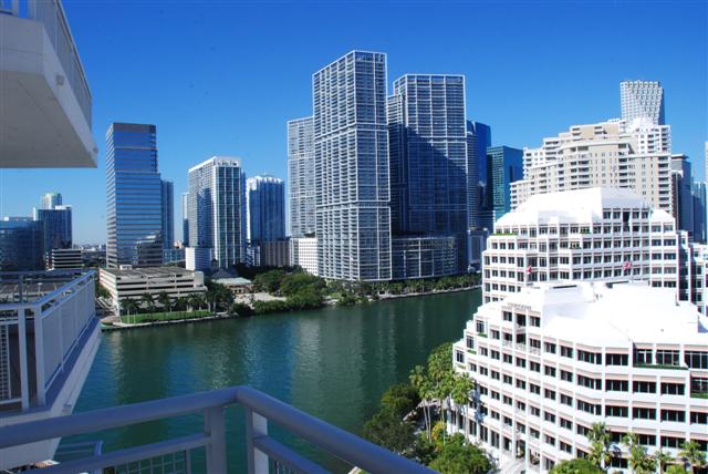 On the Balcony at the Madarin Oriental - Miami