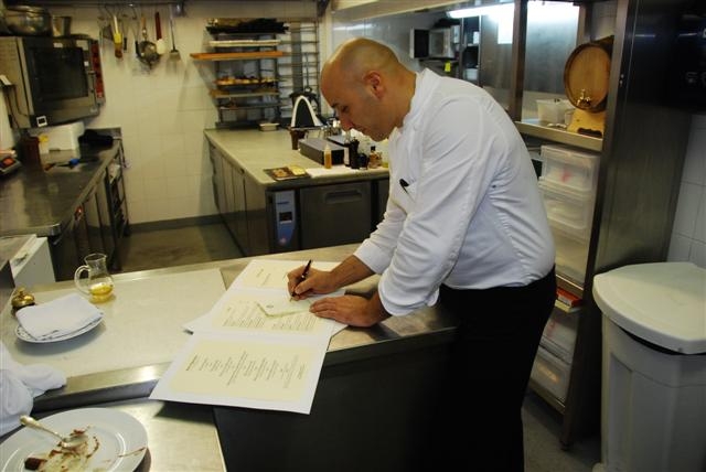Chef Laurent Paccini - Creating a masterpiece, our menu