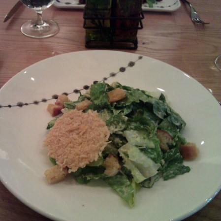 Classic Caesar Salad with Garlic Croutons, Crisp Parmesan