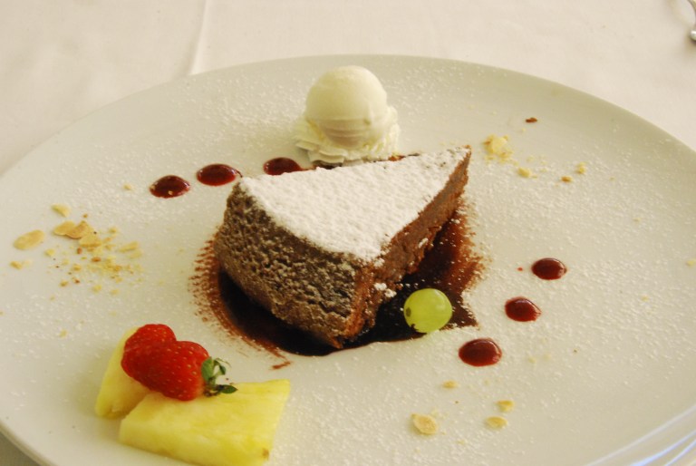 Capri almond chocolate cake