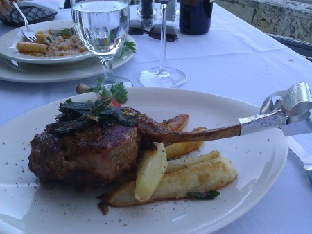 Grilled Veal Chop