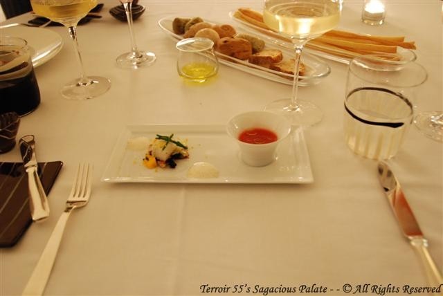 Amuse Bouche - Seafood and soup