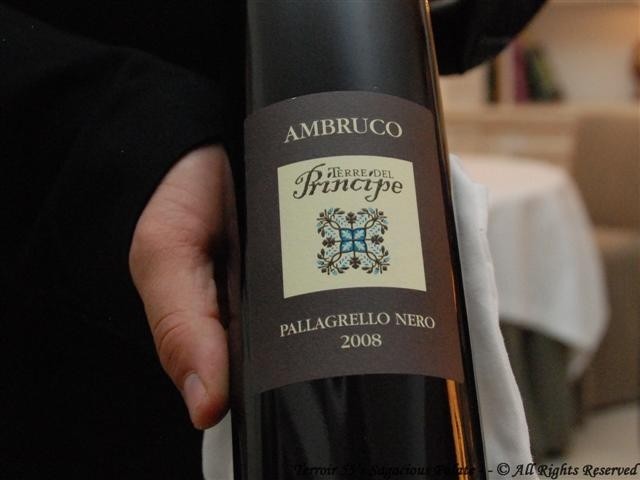 2008 Ambruco "Terre Del Principe" Pallagrello Nero