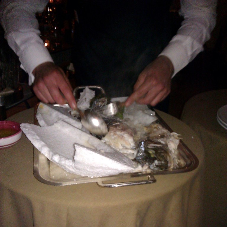 Salt Encrusted Branzino
