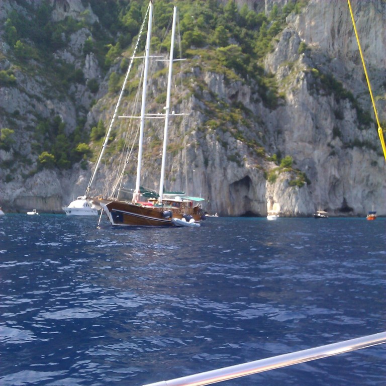 After lunch tour of Capri