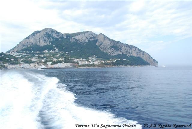 Leaving Capri for Amalfi