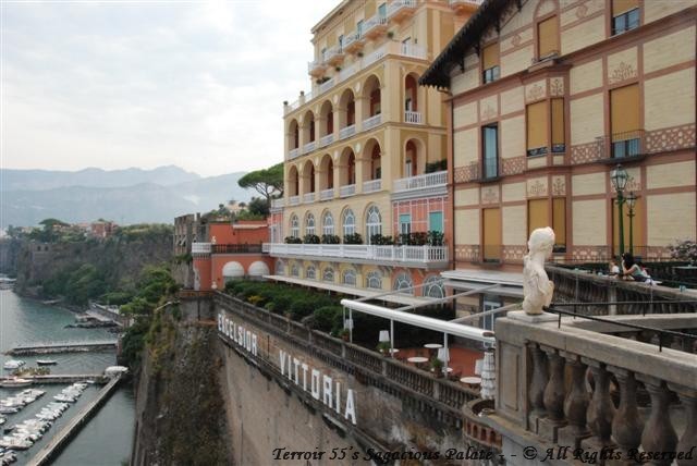View from Hotel Excelsior Vittoria's Terrace
