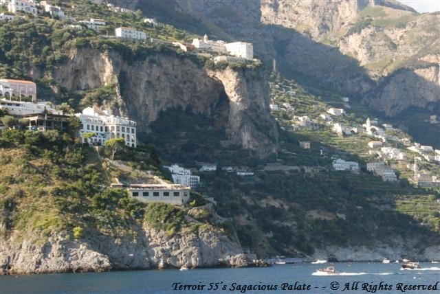 Monastero Santa Rosa - View from Hydrofoil