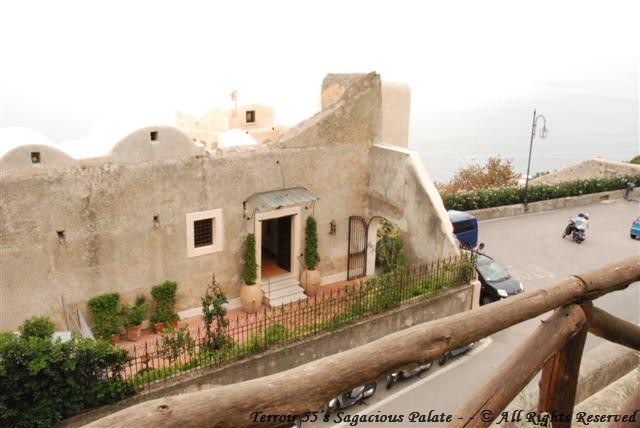 View of Monastero Santa Rosa from the garden