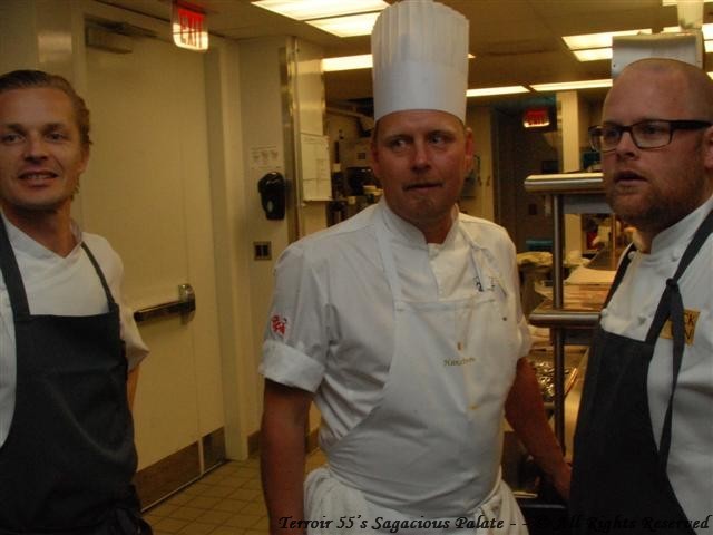 Chef Jakob Esko, Chef Hans Boren and Chef Björn Persson