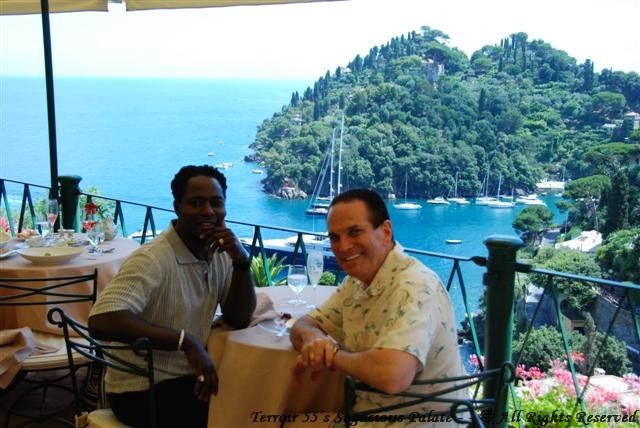 Posing for a quick pic