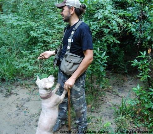 Giotto in play mode after the truffle hunt
