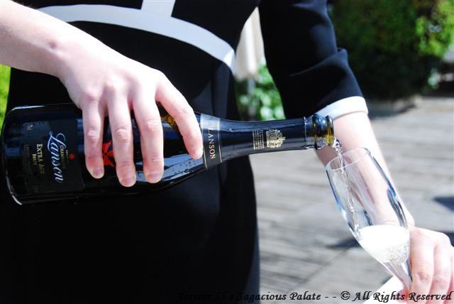 Lanson on the terrace