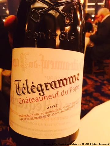 2012 Chateau-Du-Pape - Telegramme