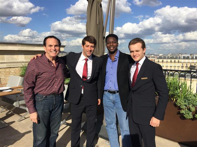 With Sylvain and Rodolphe