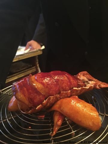 Lobster from Cotentin on the ember (Blue Lobster)