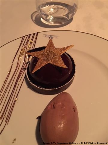 Star – (crunchy biscuit of hazelnut, “Guanaja” chocolate mousse and Opaline)