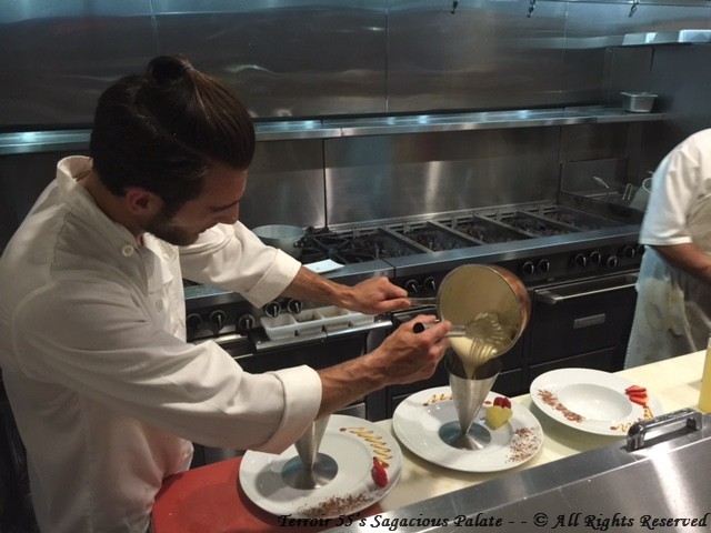 Eugenio preparing sabayon