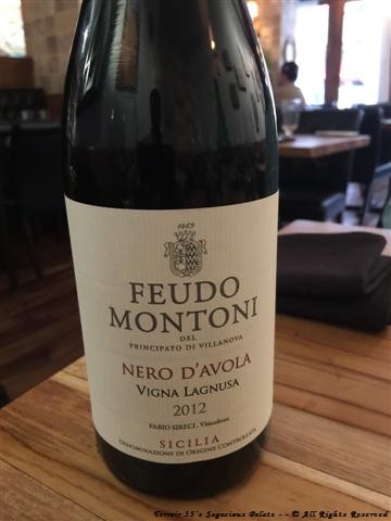 2012 Feudo Montoni Sicilia Vigna Lagnusa Nero D'Avola 2012 Feudo Montoni Nero D'Avola