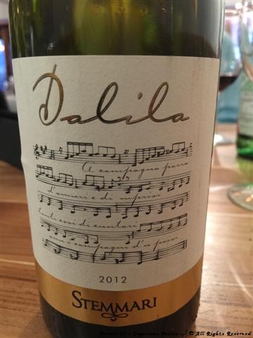 2012 Feudo Arancio Stemmari Dalila Sicilia (80% Grillo, 20% Viognier) 2012 Feudo Arancio Stemmari Dalila Sicilia (80% Grillo, 20% Viognier)