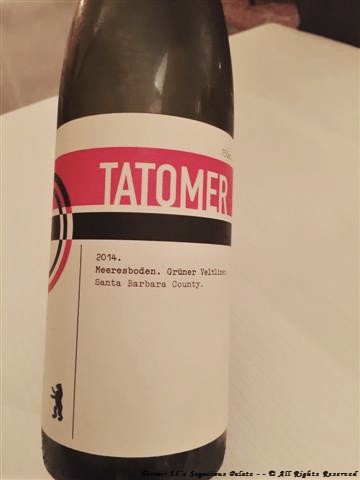 2014 Tatomer Grüner Veltliner, Meeresboden (Santa Barbara County)