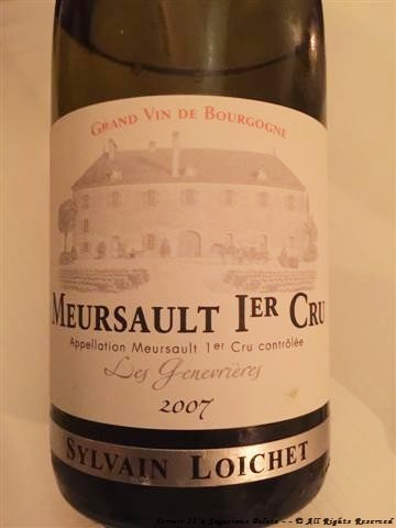 2007 Sylvain Loichet Meursault 1er cru "Genevrières"