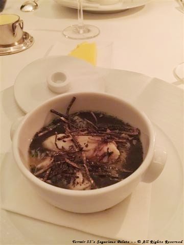 PORCINI FLAN (Golden Princess crab, black truffle dashi)