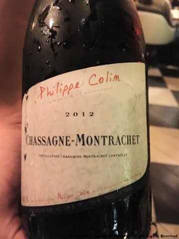 2012 Philippe Colin "Chassagne-Montrachet"