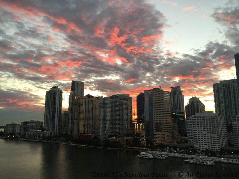 Sunset before dinner