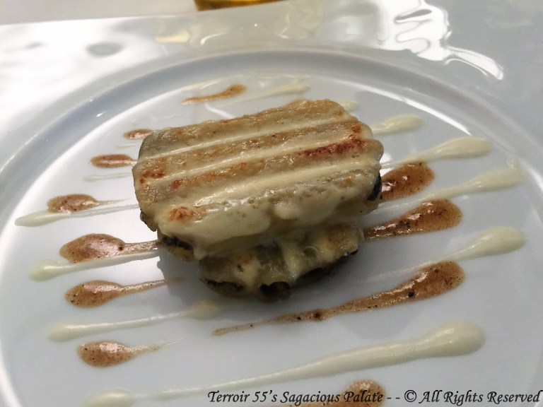 Macaroni, truffle noire et foie gras de canard