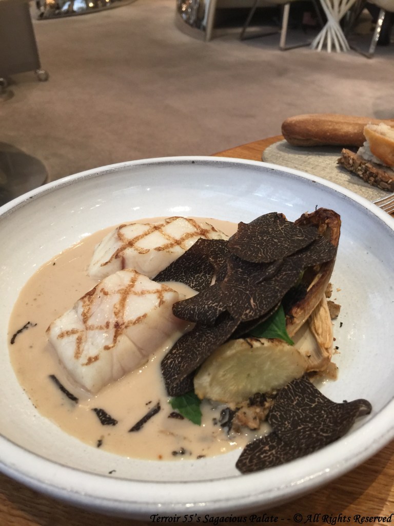 Poisson aux truffes et aux artichauts