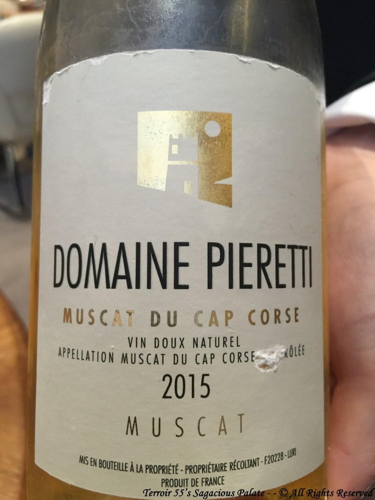 2015 Muscat du Cap Corse Domaine Pieretti