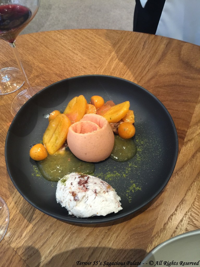 Agrumes de chez Michel Bachès teurgoule normande, granité amaro