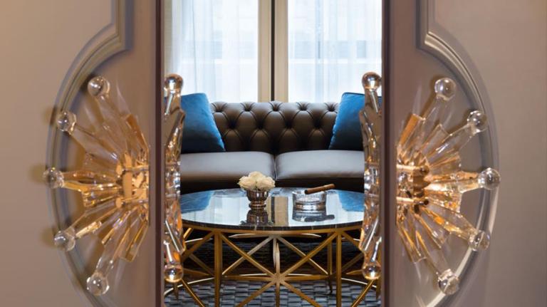 © Le Lounge Kléber, Cigar Lounge – – Courtesy of The Peninsula, Paris