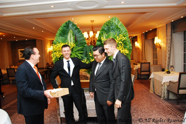 Tony with Jean-François, Alain and Maxime