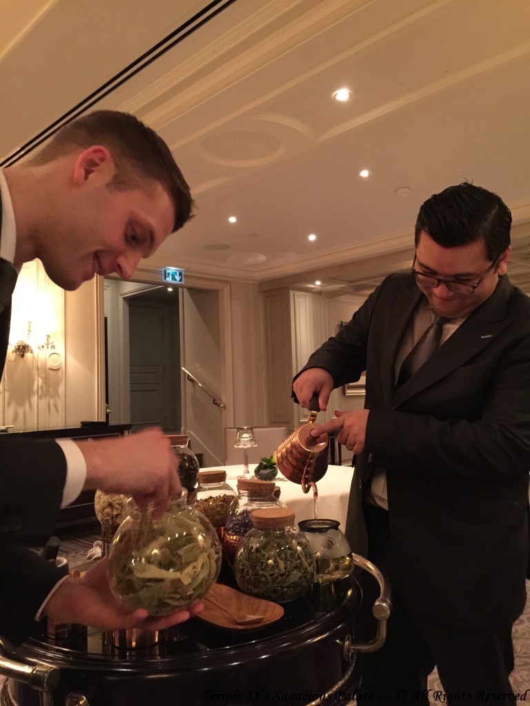 Maxime and Alain -- tea service