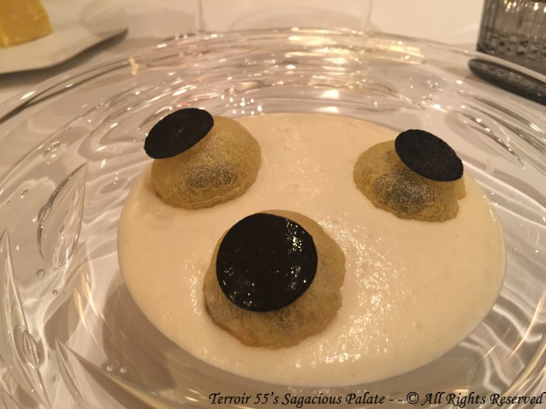 Souffled potatoes and truffle marmalade