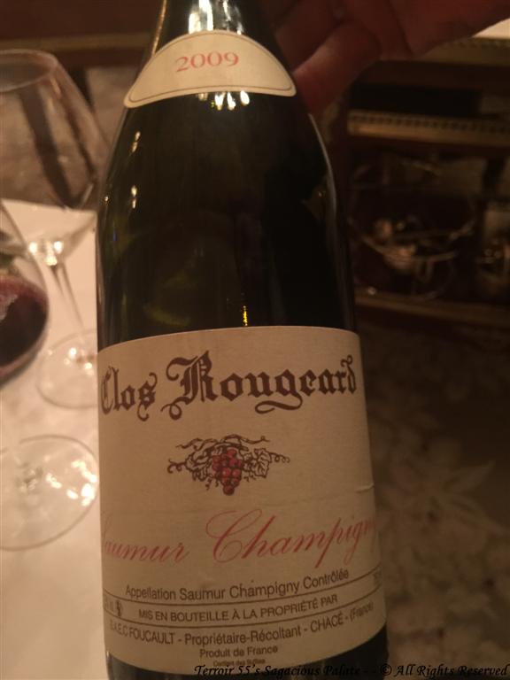 2009 Clos Rougeard "Saumur-Champigny" Foucault 2009 Clos Rougeard "Saumur-Champigny" Foucault