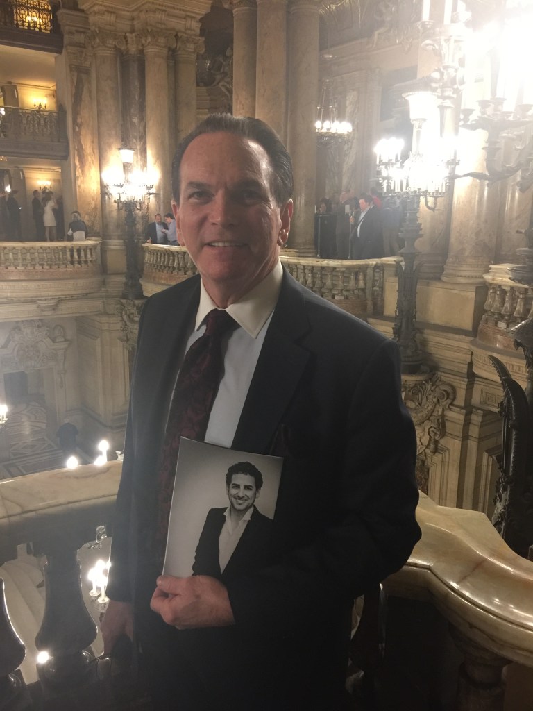 Tony before the recital - Palais Garnier